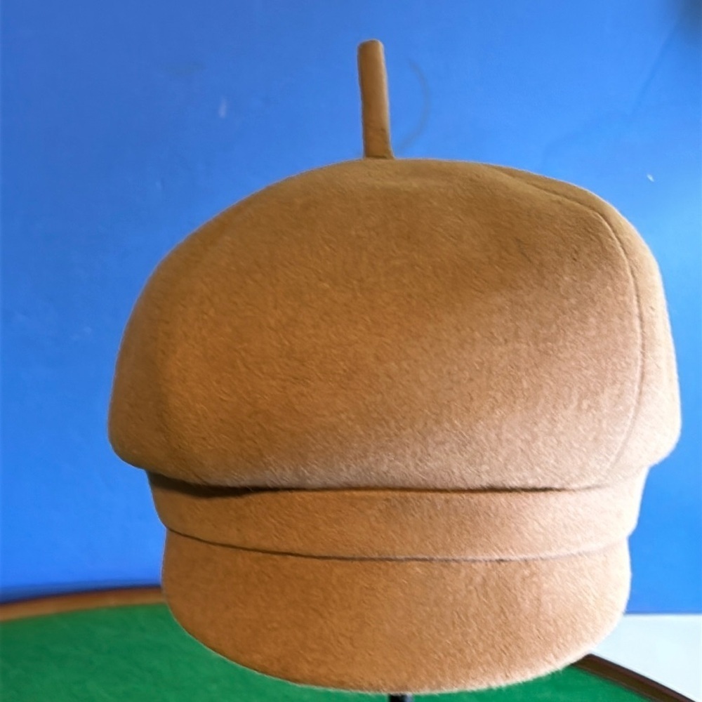 WOOLF BROTHERS VINTAGE BERET NEWSBOY FRENCH CAP SZ S